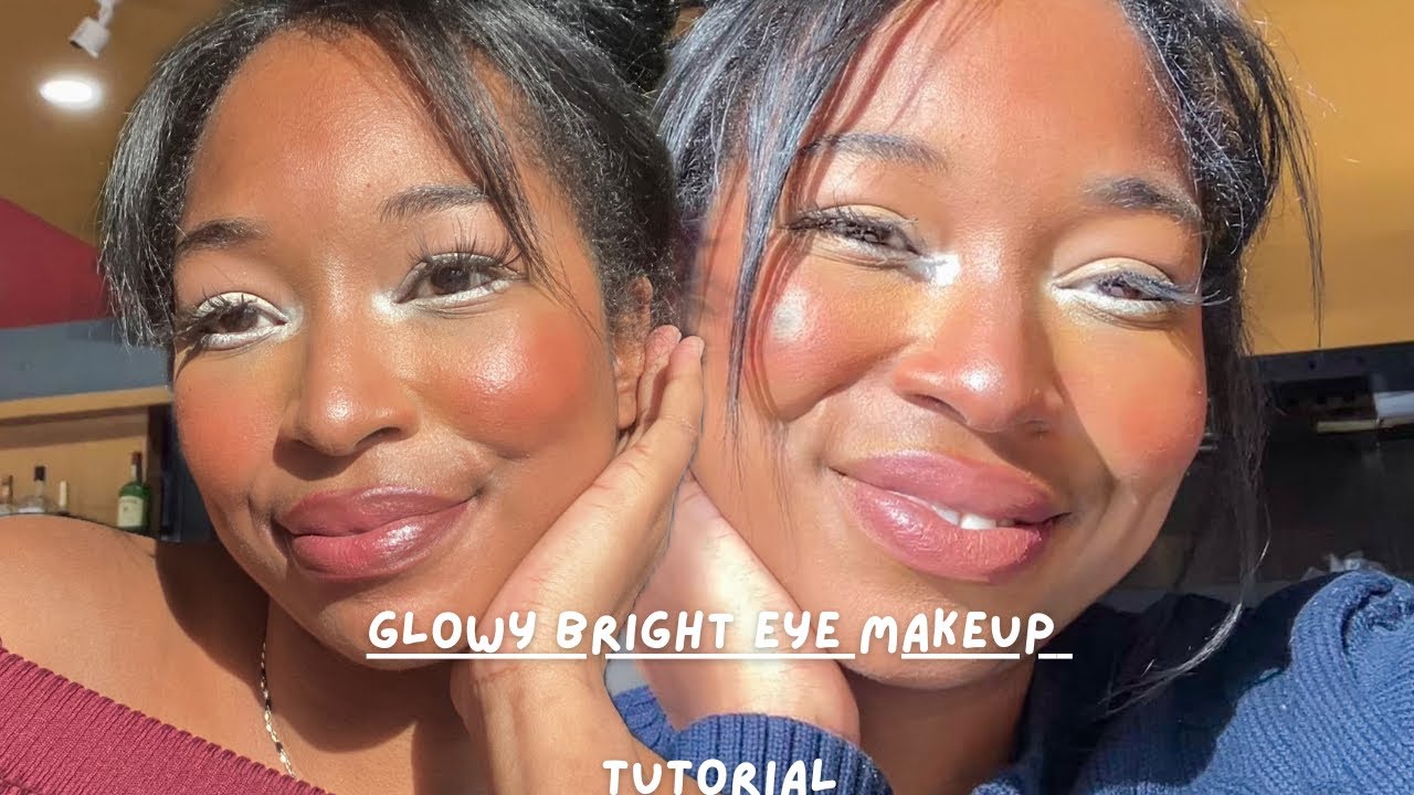 Glowy Bright Eye Makeup Tutorial
