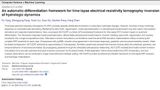 PyHydroGeophysX Tutorial: Automatic-Differentiation ERT Inversion with a Qt GUI