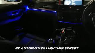 Bmw F30 328i 320i Interior Ambient Light App control + Vland Led Tail lamp Sequential signal light