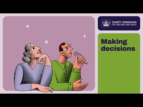 Making decisions at a charity