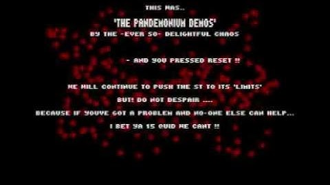 The Pandemonium Demos - Reset Screen