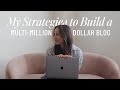 My journey  strategies to build a multimillion dollar blog  perfecting blogging courses