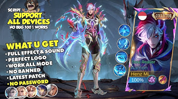 NEW! Script Skin Aamon Collector Soul Reaver No Password - Full Effect & Sound With Logo - Latest