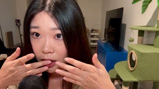 asmr | spit painting 👩🏻‍🎨🎨, mouth sounds 👄, gum chewing 🫧