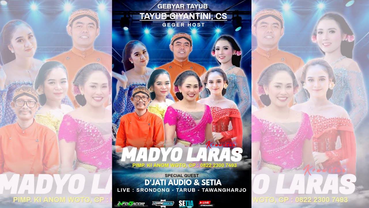 🔴LIVE TAYUB GIYANTINI CS - MADYOLARAS  🔊D'JATI AUDIO  | SRONDONG - TARUB, 02 DESEMBER 2025