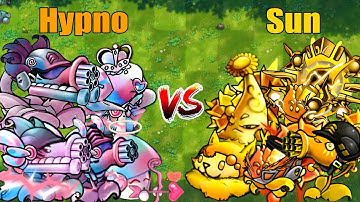 PVZ 1 Fusion 3.0 Challenge!! Team Hypno VS Team Sun VS 300 Zombie Random - Who Will Win?