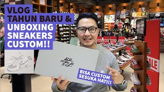 SNEAKERS INI BISA DI CUSTOM BEBAS!! + VLOG!!