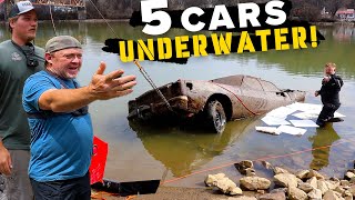 5 Cars Discovered Underwater & Recovered with Tow Truck (Best of 2023)