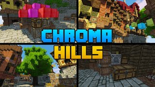 CHROMA HILLS TEXTURE PACK (FOR LOW END PC) | MINECRAFT 1.16/1.17 [FREE DOWNLOAD]