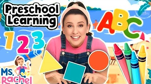 Preschool & Toddler Learning Video with Ms Rachel - Learn Shapes, Letters, Numbers, Colors & More
