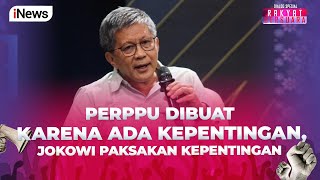 Rocky: Perppu Dibuat Karena Ada Kepentingan, Jokowi Paksakan Kepentingan - Rakyat Bersuara 14/05