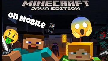 How to play Minecraft Java in mobile 📱 😱 no clickbait