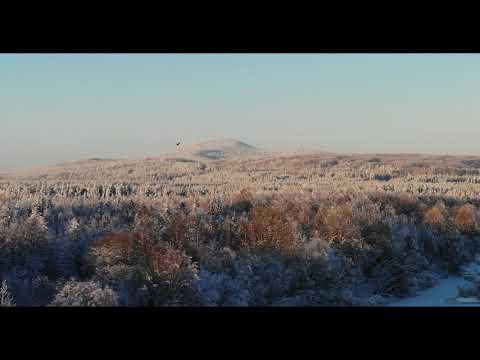 Река Вишера, город Красновишерск, Пермский край. Видео в 2К!