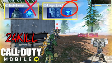 Smoke Bomber counter is Ravager Launcher | Call of Duty Mobile | Solo vs Squad 24kill
