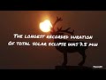 Amazing Facts |#2| solar eclipse| facts by Team05