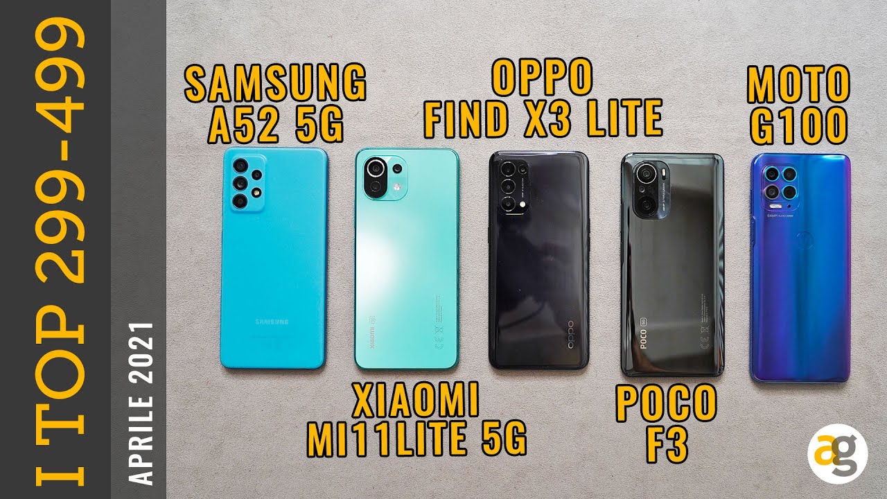 I migliori SMARTPHONE tra 299 e 499 euro APRILE 2021 – Andrea Galeazzi