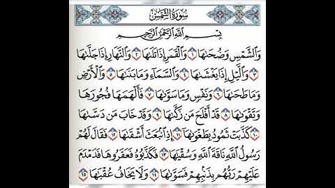 سورة الشمس فارس عباد❤