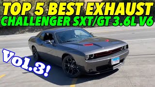 Top 5 BEST EXHAUST Set Ups for Dodge Challenger SXT/GT 3.6L V6! (VOL 3)