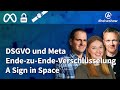 #heiseshow: DSGVO und Meta, Ende-zu-Ende-Verschlüsselung, A Sign in Space