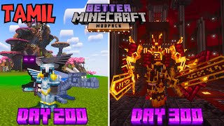 I Survived 300 Days in Better Minecraft Modpack! and Here’s What Happened | CBE_Ghoul[Tamil]