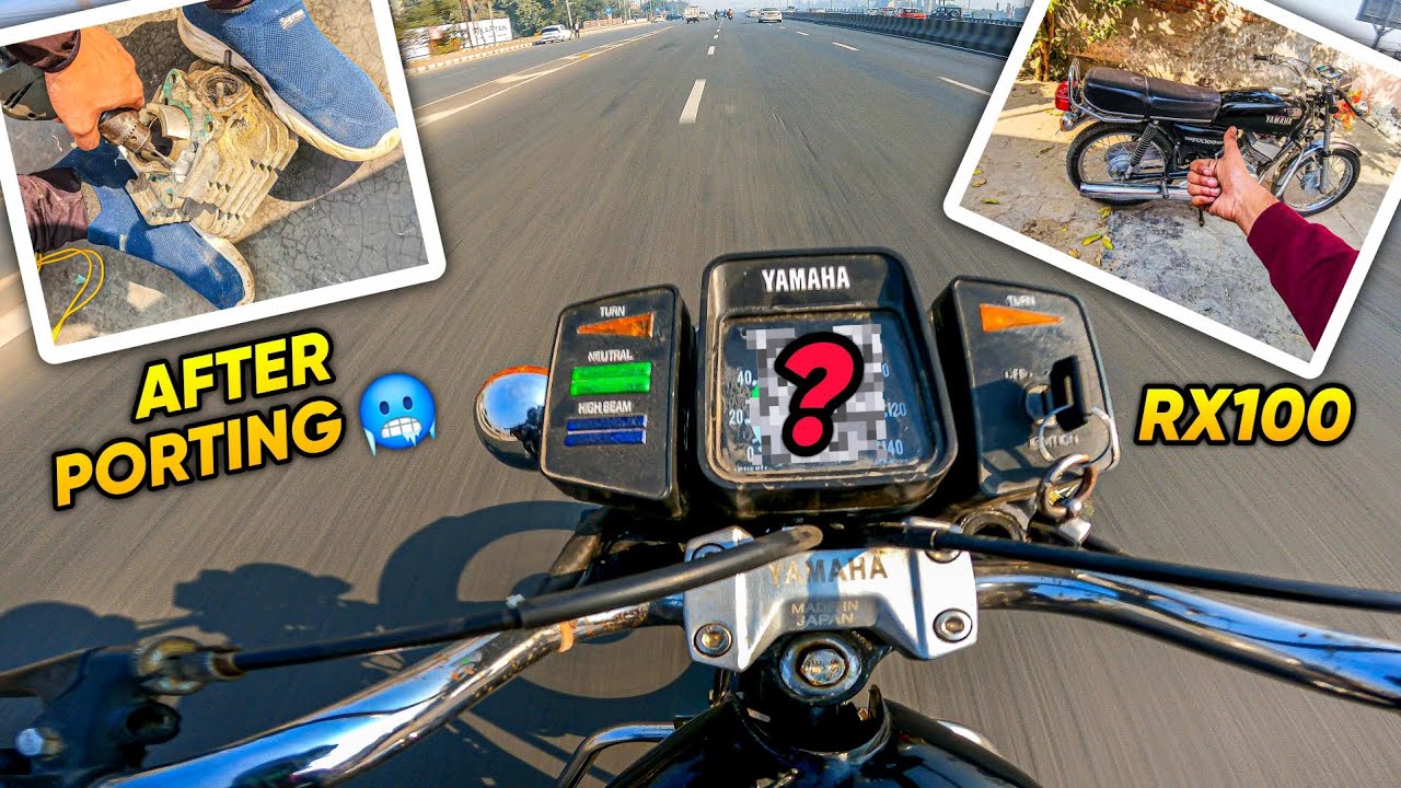Yamaha Rx100 After Porting🥶 | Part 01