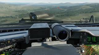 DCS Apache AH-64D CPG canon & hellfire training