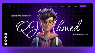 How to Create a Responsive Portfolio Website Using HTML CSS & JavaScript