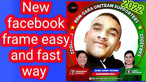 How To download BBM SARA OR PAANO MAG  FRAME FOR FACEBOOK,  2022