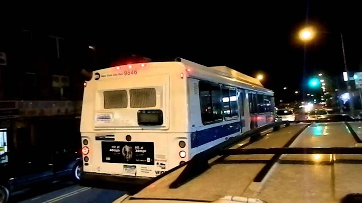 Take Off: MTA NYCT 1999 OBI Orion 05.501 CNG #9846 (Ex-415)