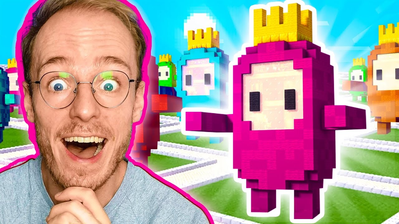 FALL GUYS IN MINECRAFT?! - YouTube