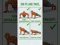 Stop doing push-ups like this. #shorts #gymtips