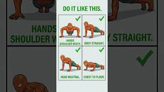 Stop doing push-ups like this. #shorts #gymtips
