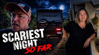 The wildest night in a caravan!! Caravanning Australia-offgrid living-Off road caravan