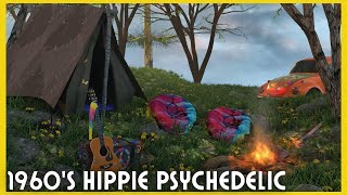 1960's Hippie ambience / ASMR - for relaxation, study, and reading.