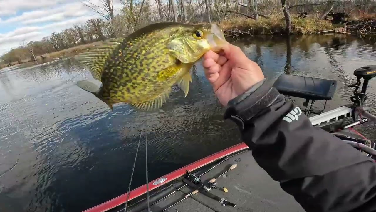 Fall Crappie fishing in WISCONSIN!! (EPIC BOBBER DOWN FOOTAGE!!!)