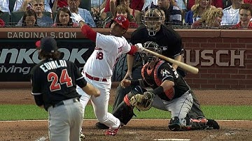 MIA@STL: Taveras rips an RBI double to right