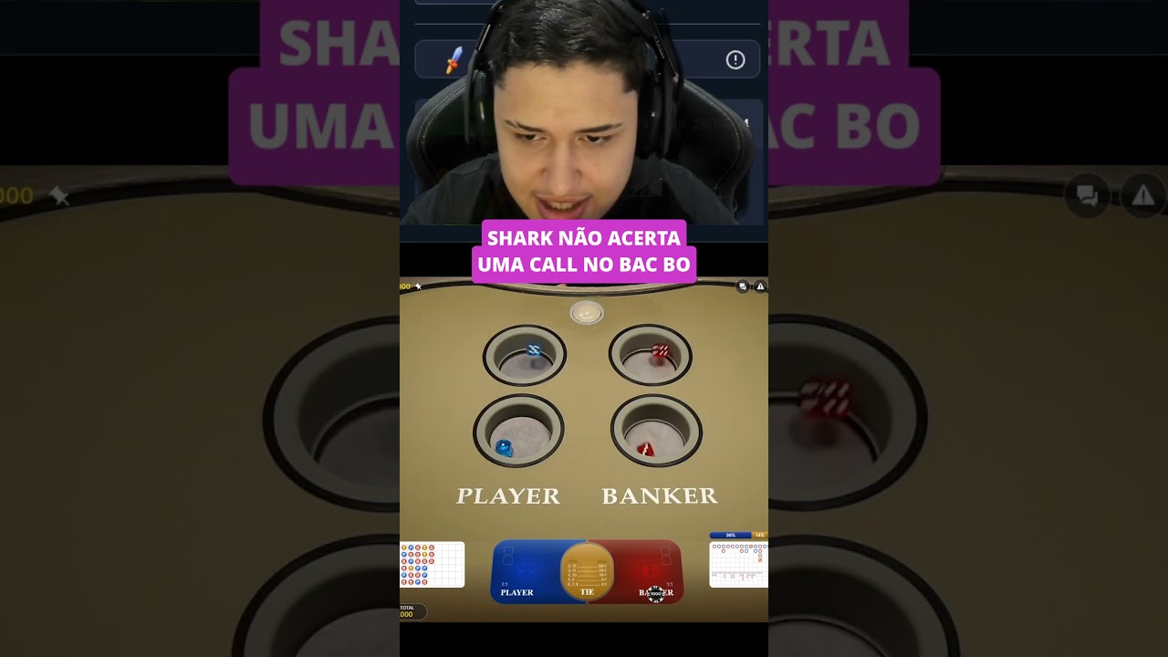 SHARK NÃO ACERTA UMA CALL NO BAC BO