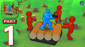 Raft Survival Zombie Forest - Gameplay Walkthrough Part 1 - Defend Raft Fight Zombies (Android)