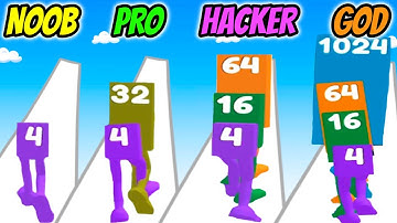 Two048 Run - NOOB vs PRO vs HACKER vs GOD