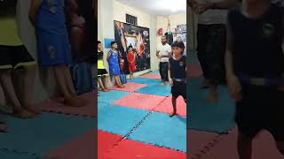 تعليم جمباز وفنون الدفاع عن النفس ك سالم دياب Teaching gymnastics and martial arts by Salem Diab