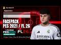 FACE PACK Raúl Asencio REAL MADRID PES 2021 / FL 26