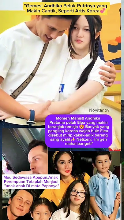 So Beautiful!! The Charm of Ela, the daughter of Ussy Sulistiawaty & Andika Pratama #andikapratam...