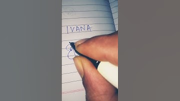 ivana name signature comment your name viral video like subscribe and share.