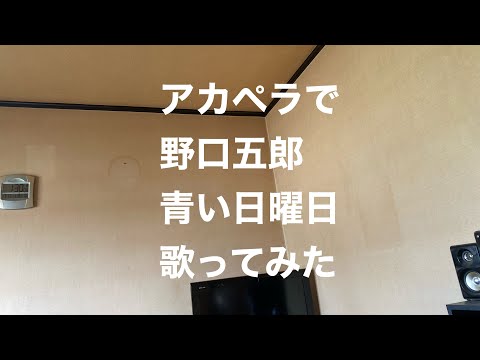 アカペラで野口五郎　青い日曜日　歌ってみた