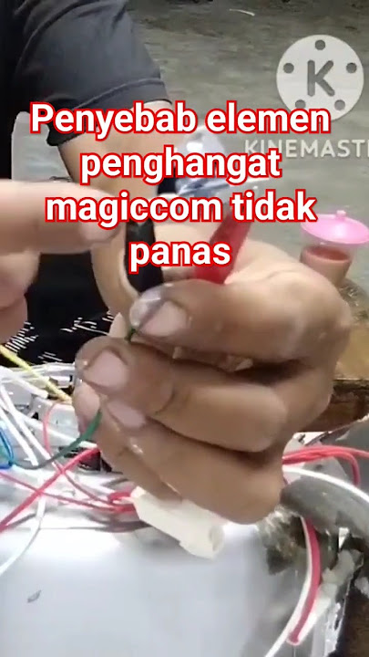 penyebab elemen penghangat magiccom tidak panas#shorts