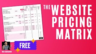 The Website Pricing Matrix  Web Design Cost Calculator