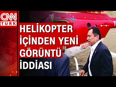 Muhsin Yazıcıoğlu'nun düşen helikopterinin içinden görüntüler var iddiası