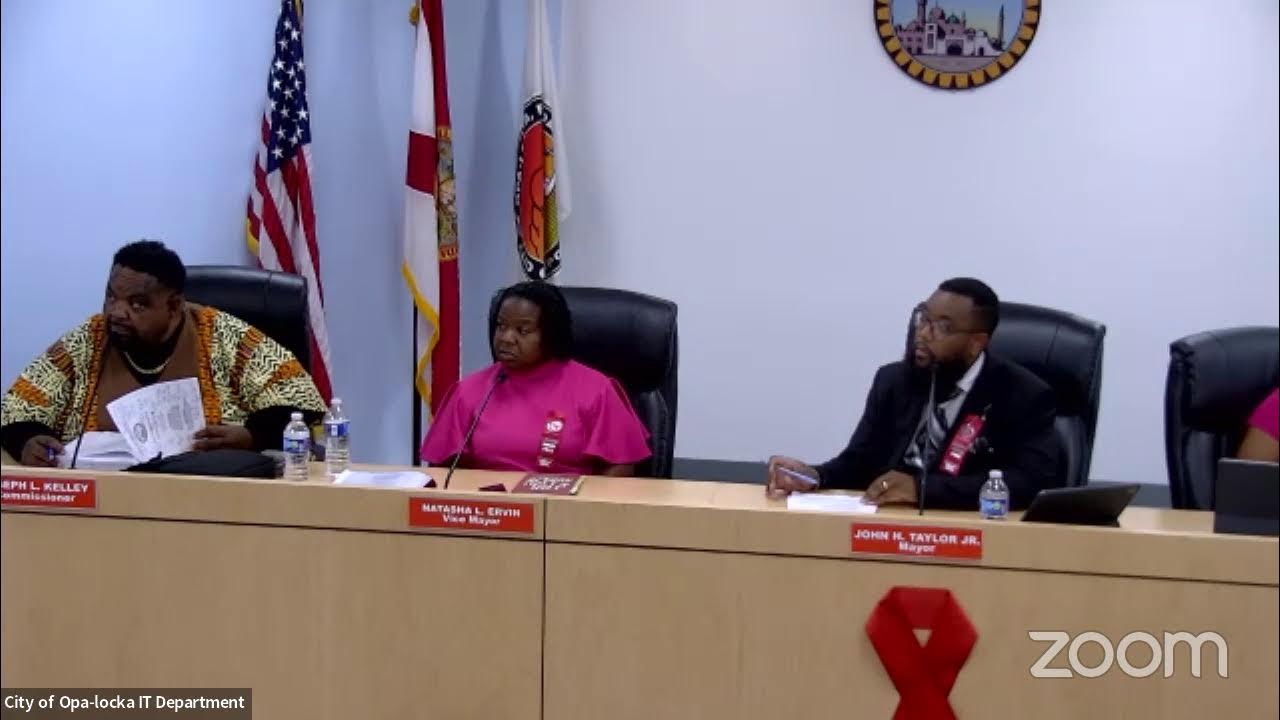 City of Opalocka Regular Commission Meeting October 25, 2023 YouTube