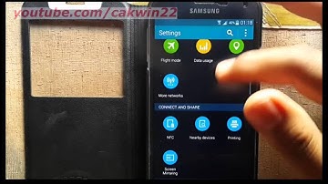 Samsung Galaxy S5 : How to turn on or turn off screen rotation (Android Phone)