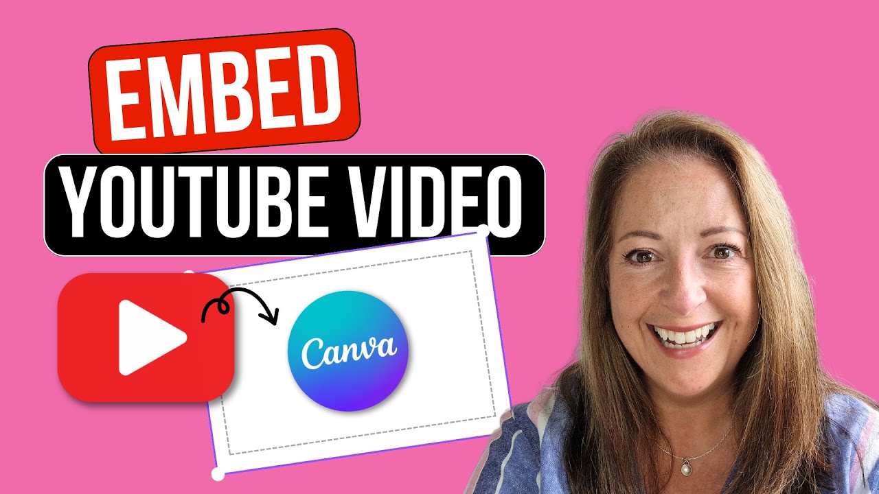 how to insert youtube video in canva presentation